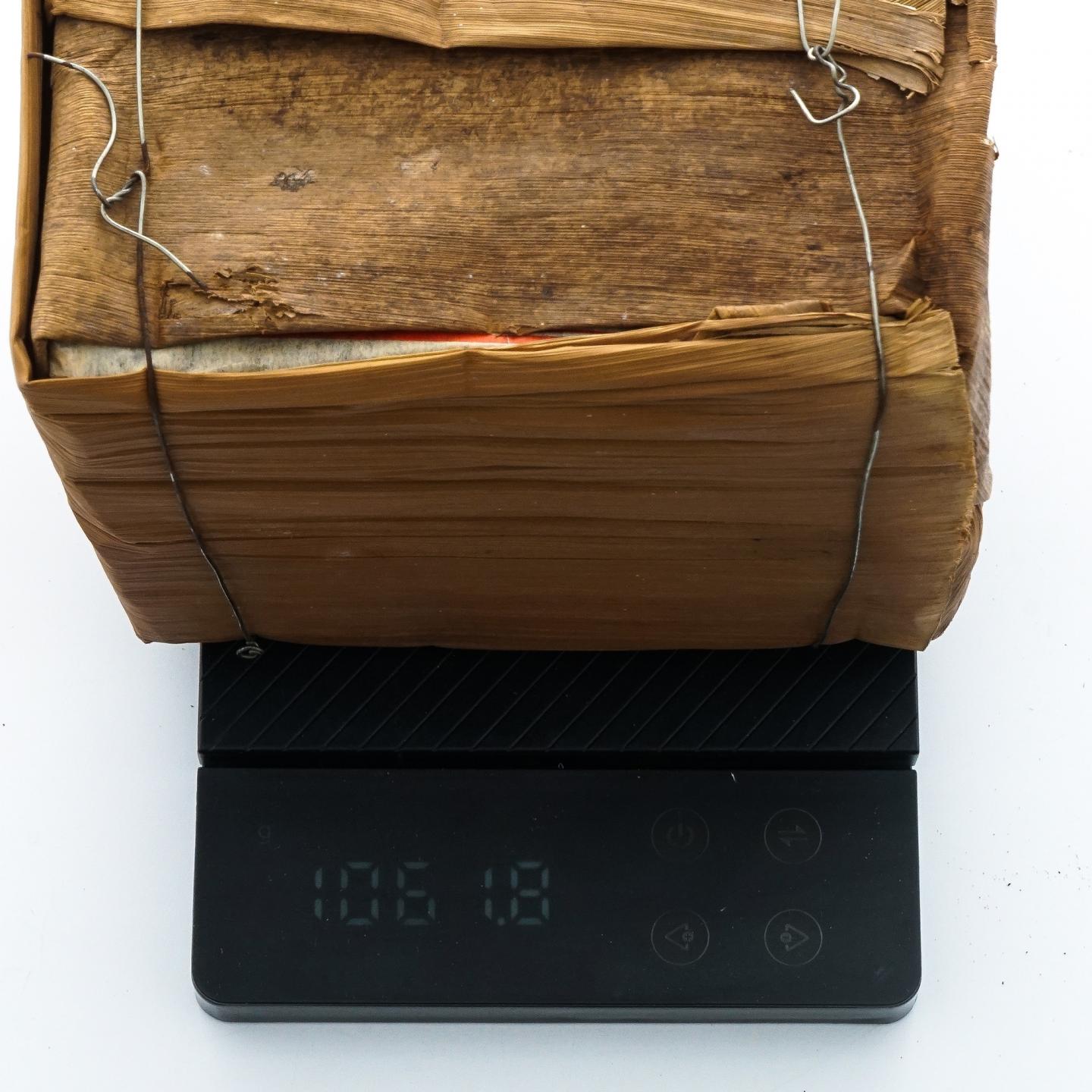 2000年 古瀚堂 大叶陈砖 普洱茶熟茶 3捆 总约3242g 干仓