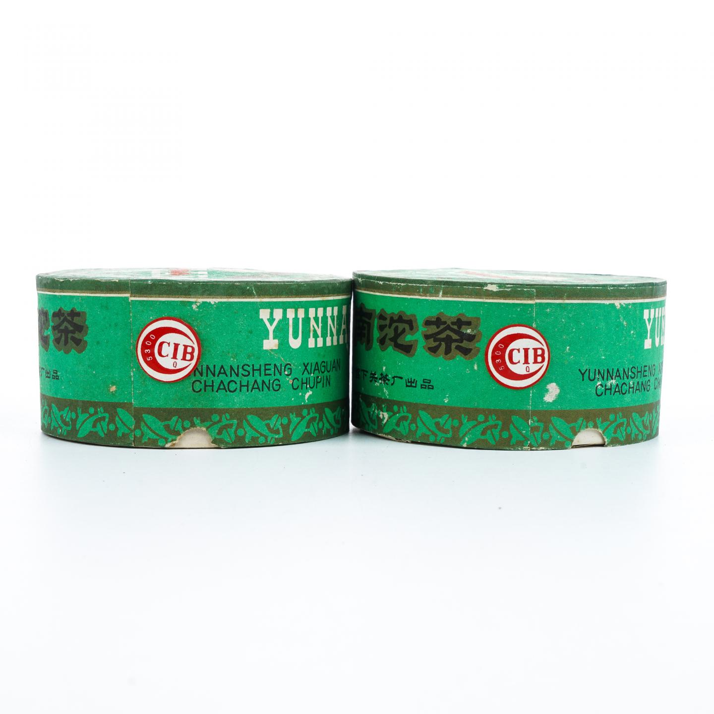 1999年 云南下关茶厂 云南沱茶·甲级 2盒*100克 干仓