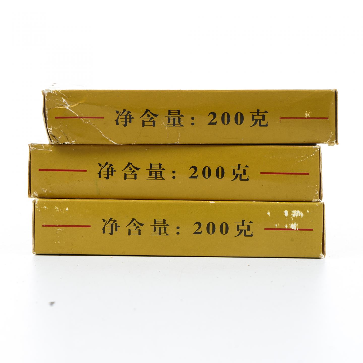 2004年 云南下关茶厂出品 特制下关方砖 3砖*约200克 干仓