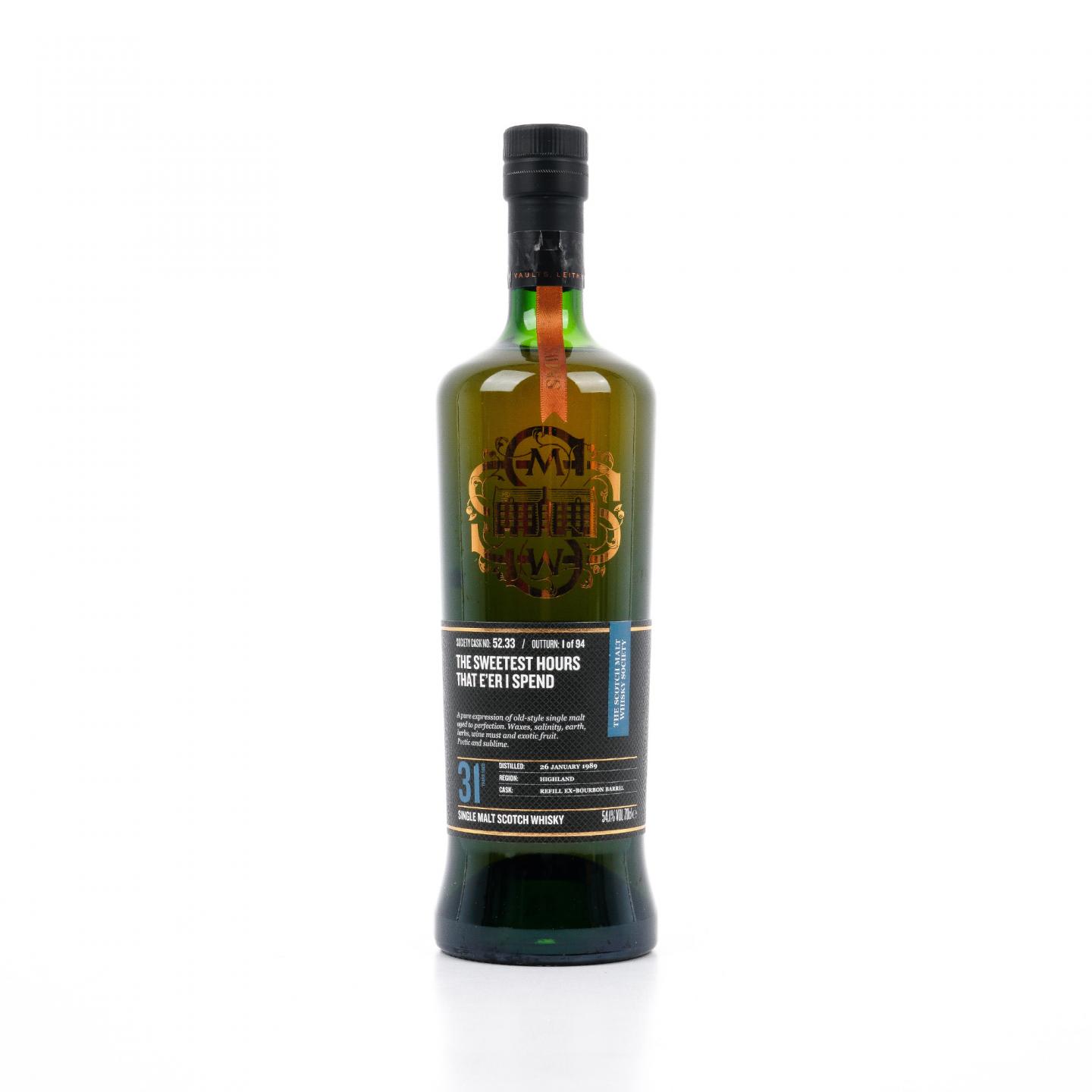 SMWS 52.33 老富特尼 31年 1989