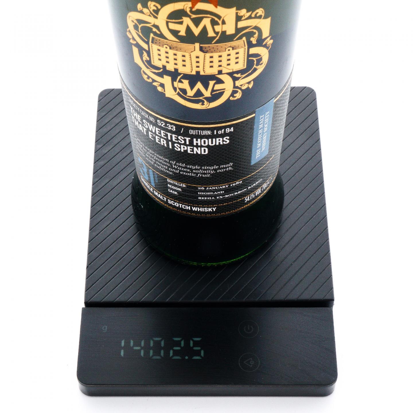 SMWS 52.33 老富特尼 31年 1989