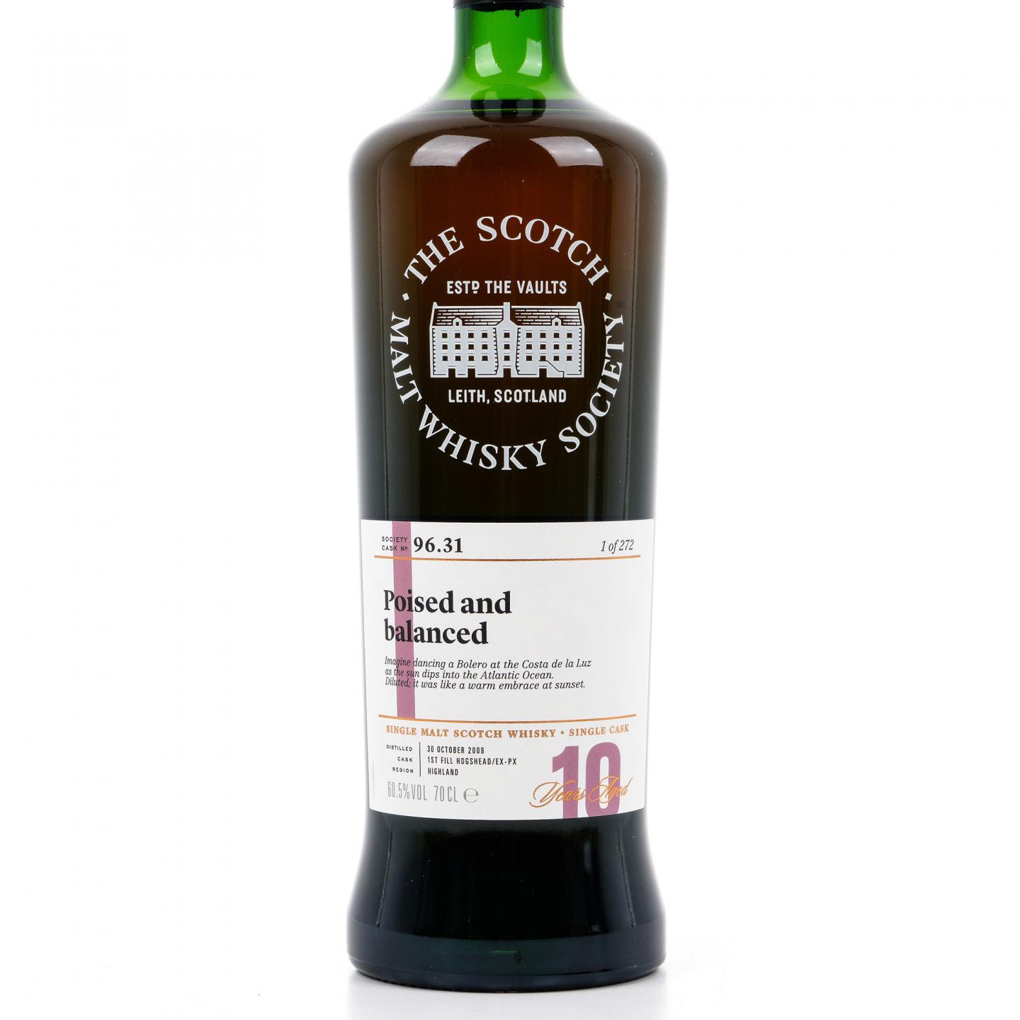 SMWS 96.31 格兰多纳 10年 2008 60.5%Vol.