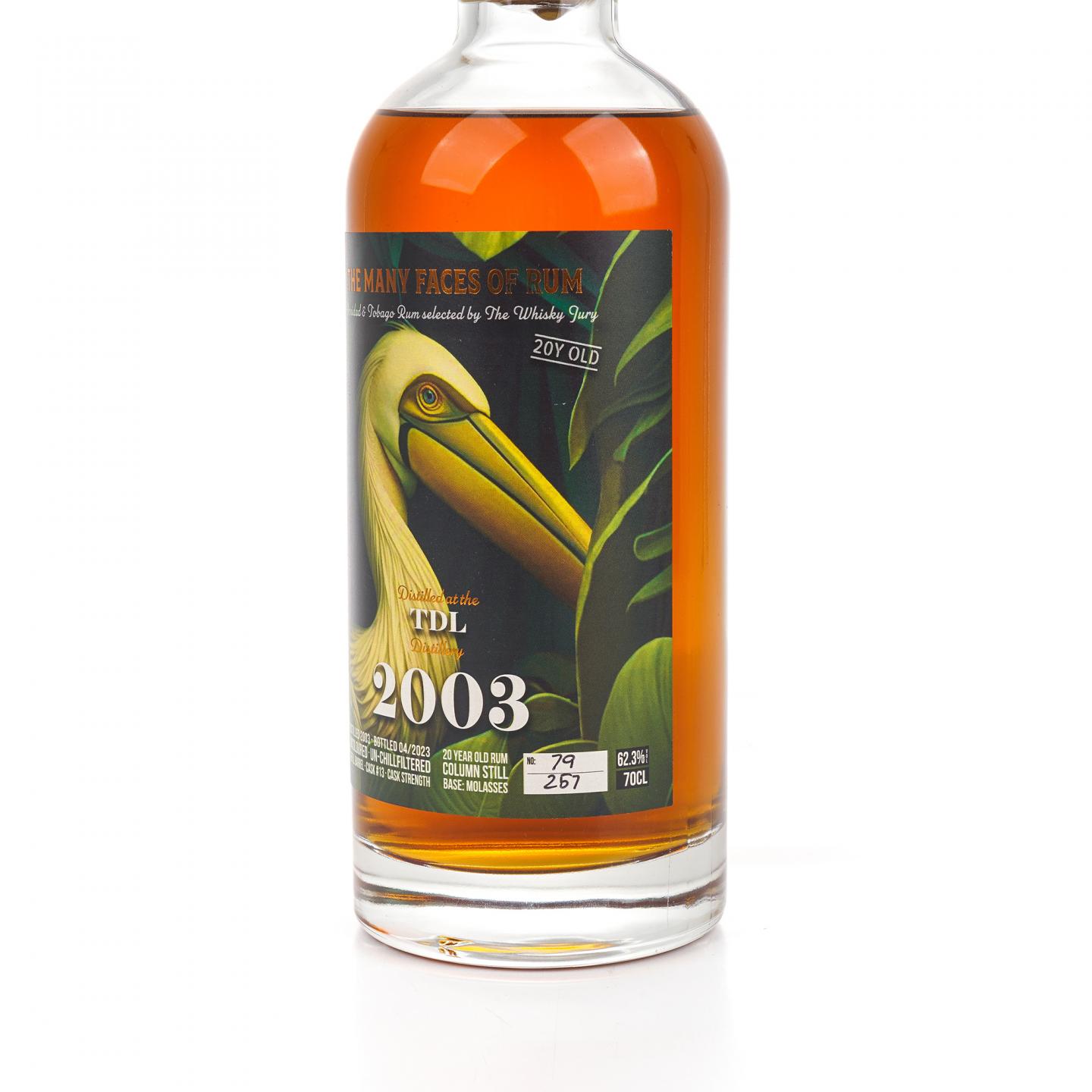 TDL 20年 2003-2023 TWJ 朗姆酒 桶强