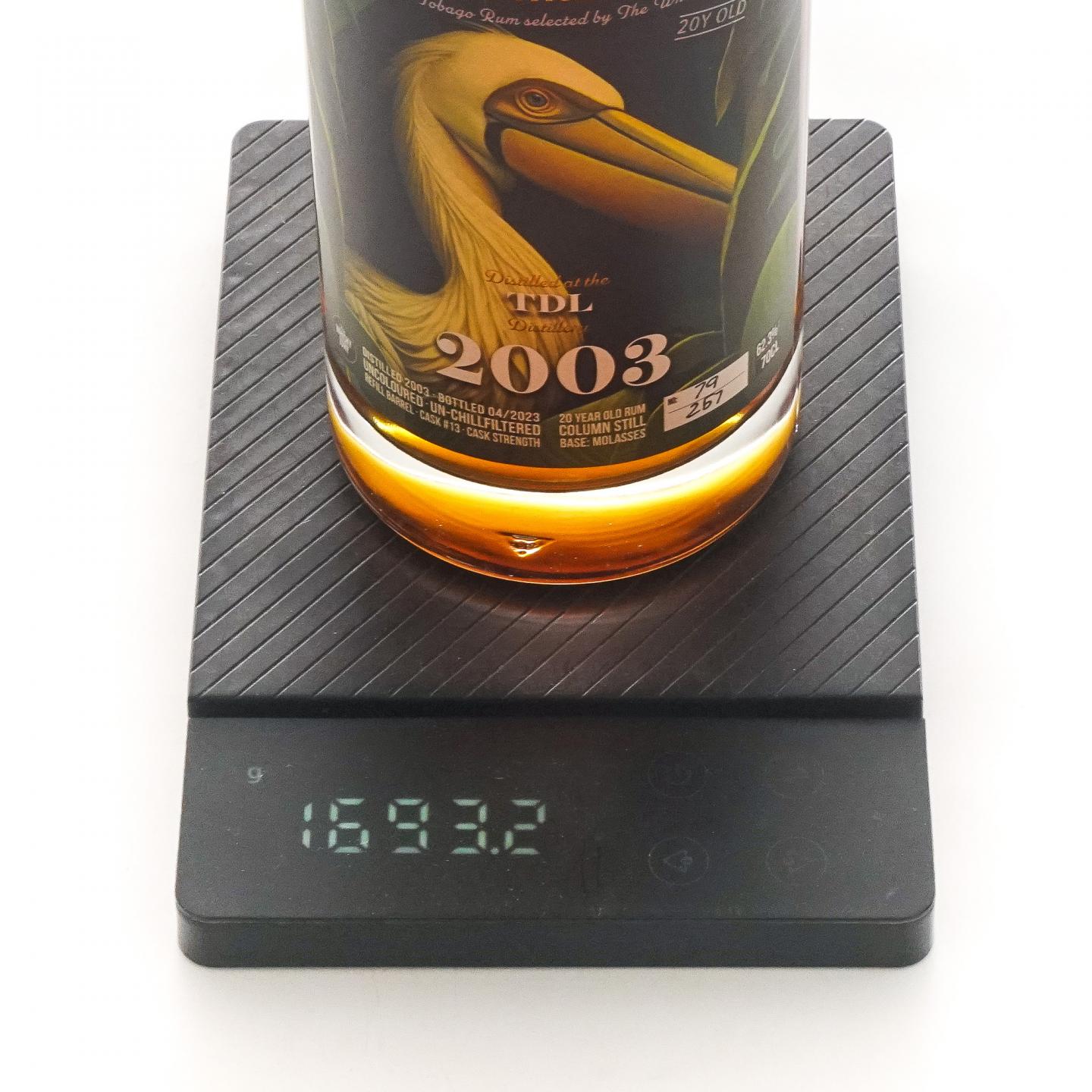 TDL 20年 2003-2023 TWJ 朗姆酒 桶强