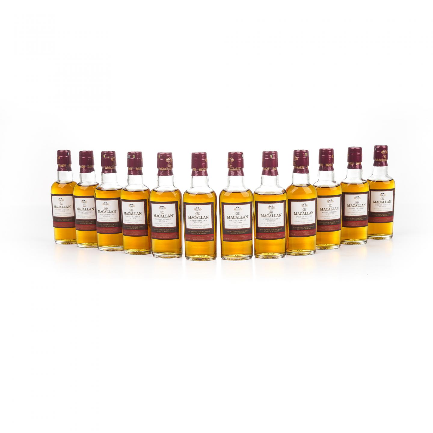 【酒版】麦卡伦 1824系列 Whisky Maker's Edition 12瓶组*50ML