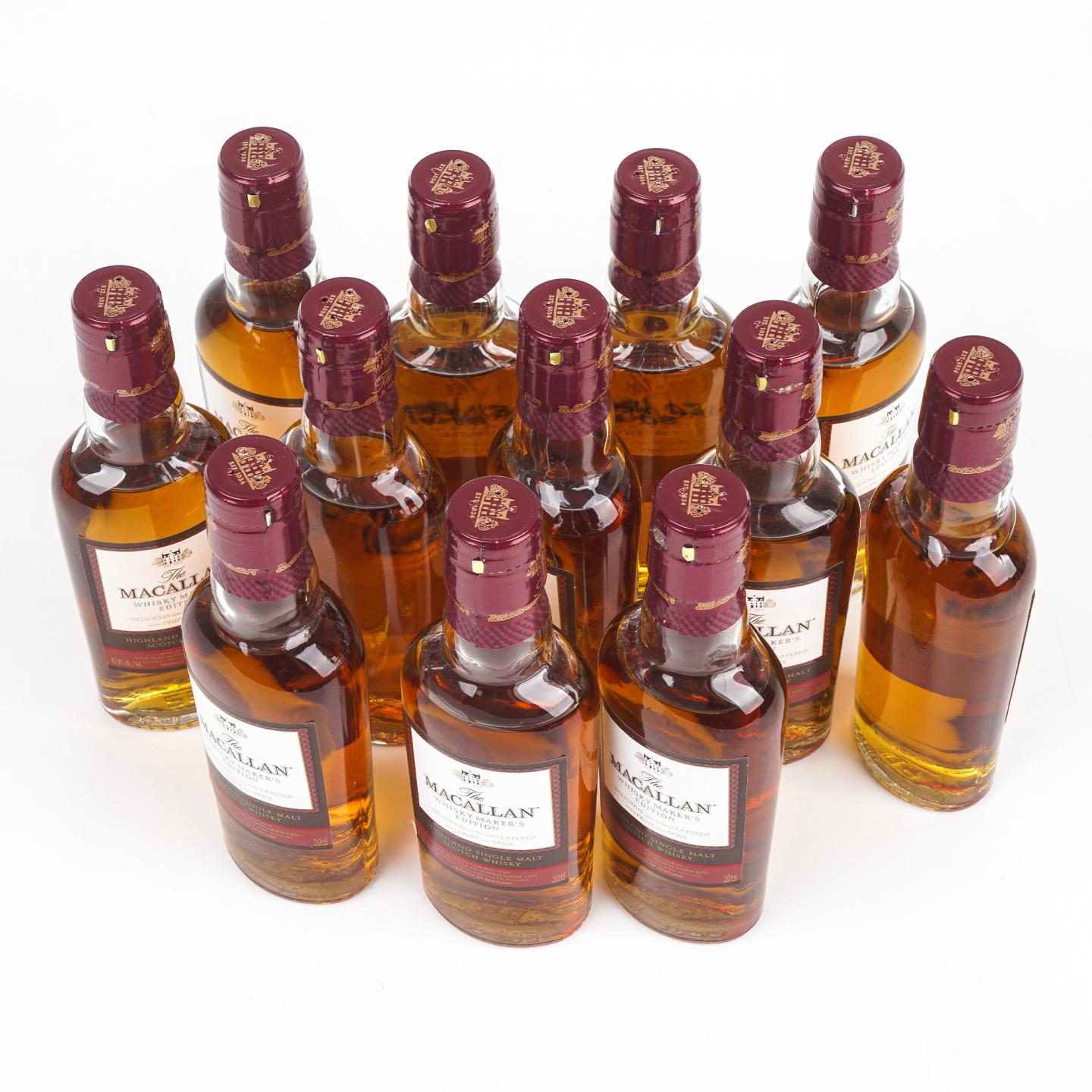 【酒版】麦卡伦 1824系列 Whisky Maker's Edition 12瓶组*50ML
