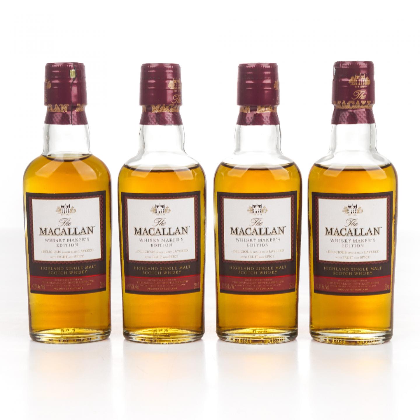 【酒版】麦卡伦 1824系列 Whisky Maker's Edition 12瓶组*50ML