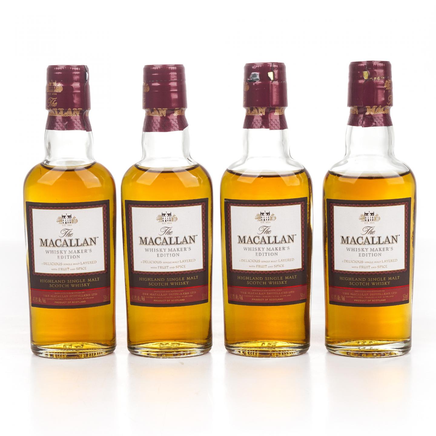 【酒版】麦卡伦 1824系列 Whisky Maker's Edition 12瓶组*50ML