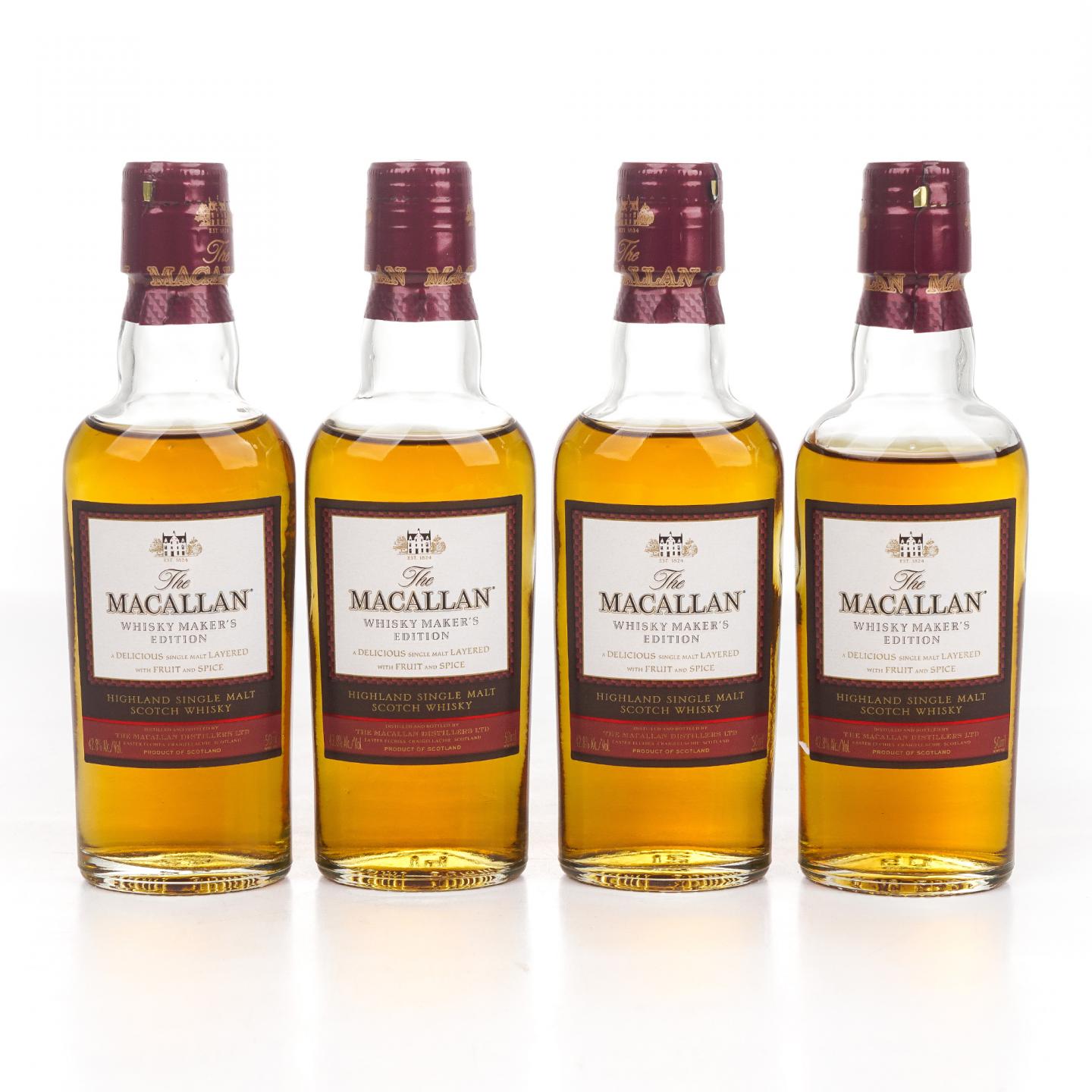 【酒版】麦卡伦 1824系列 Whisky Maker's Edition 12瓶组*50ML