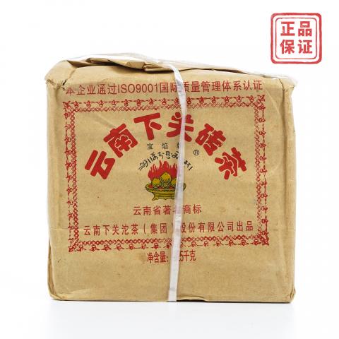 2006年 云南下关砖茶 宝焰青砖 1.25kg 干仓