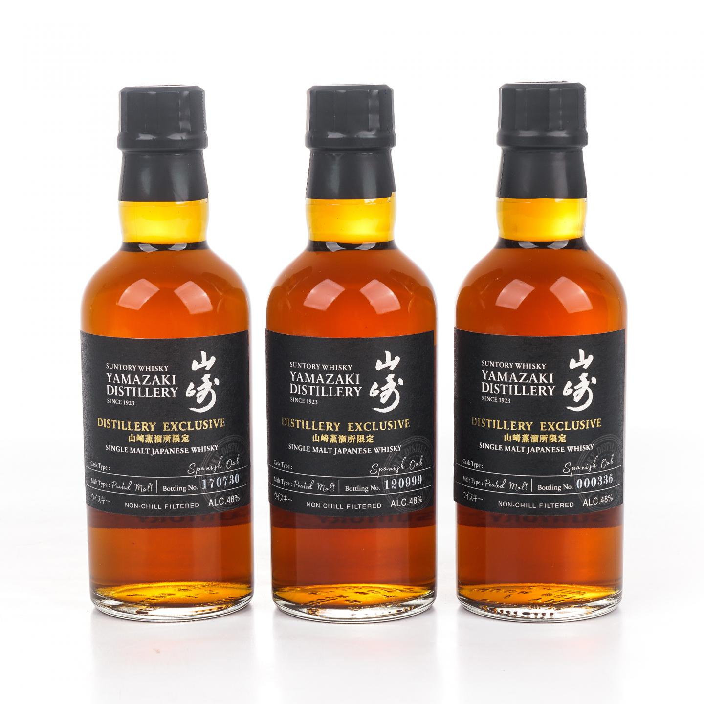 【中样】山崎蒸馏所限定 Peated Malt 180ml*3支组
