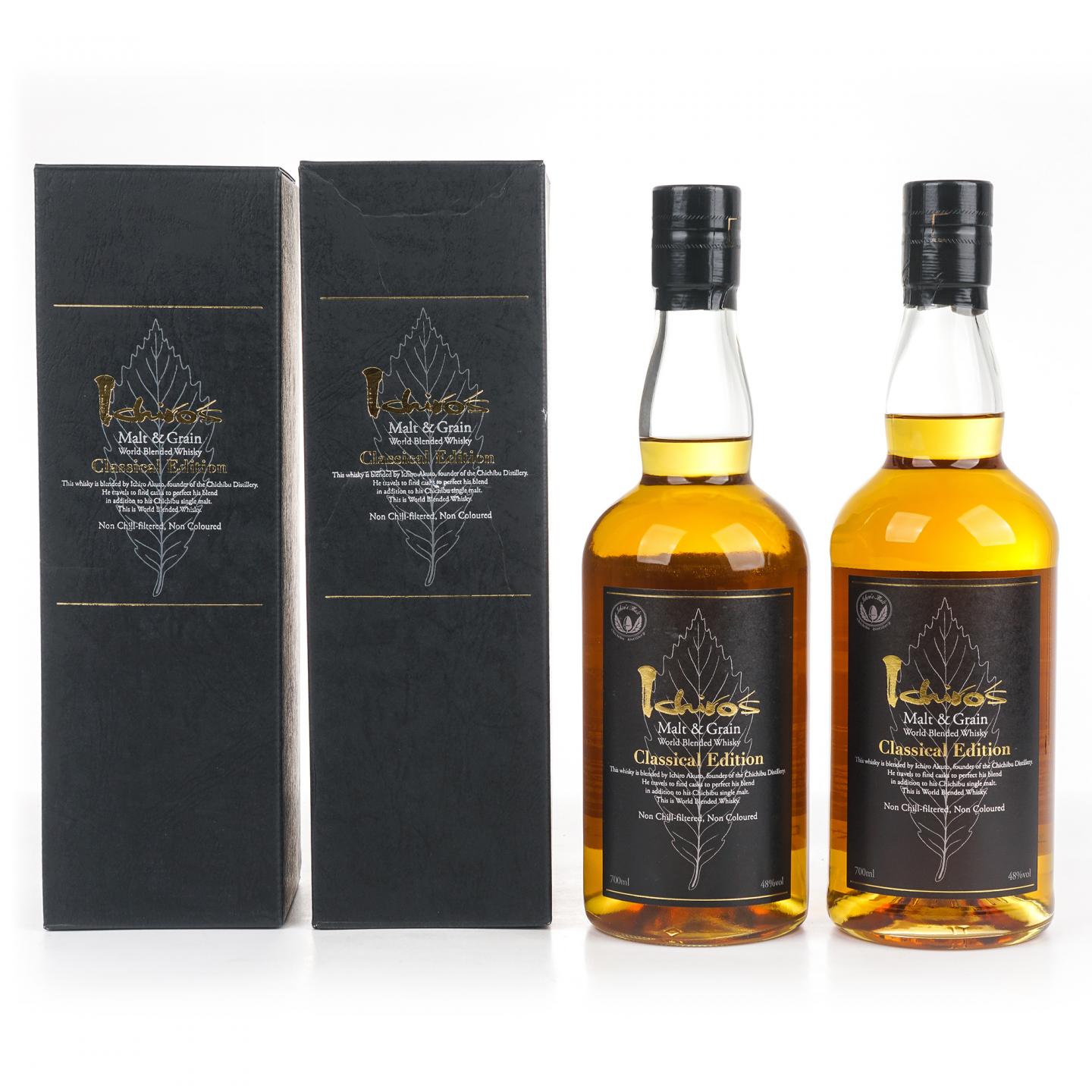 秩父 黑叶 Ichiro’s Malt & Grain Classical Edition 2支组