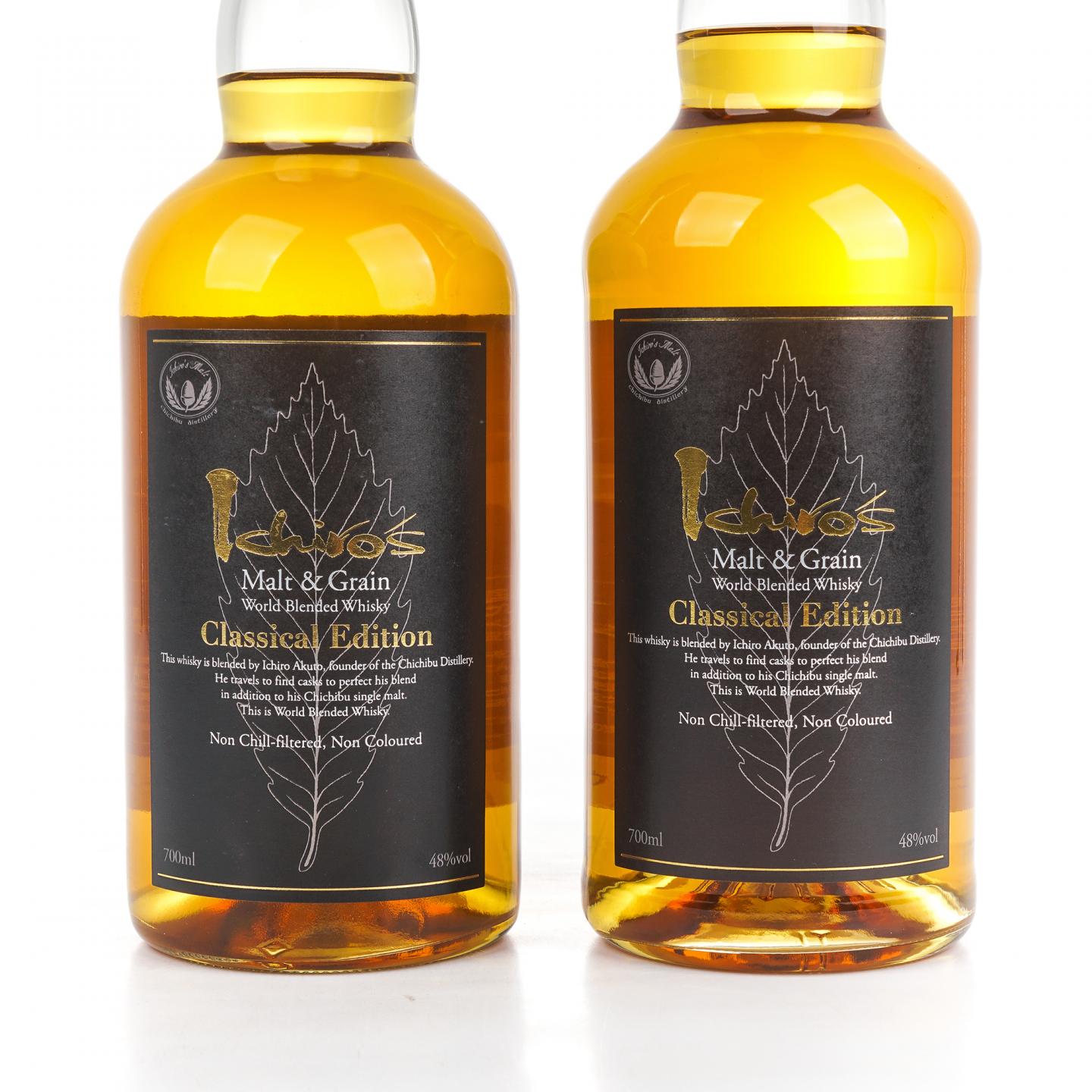 秩父 黑叶 Ichiro’s Malt & Grain Classical Edition 2支组