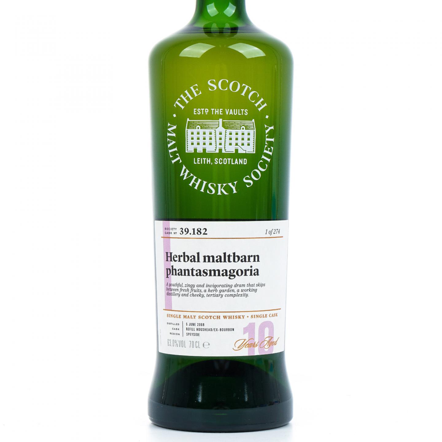 SMWS 39.182 林可伍德 10年 2008