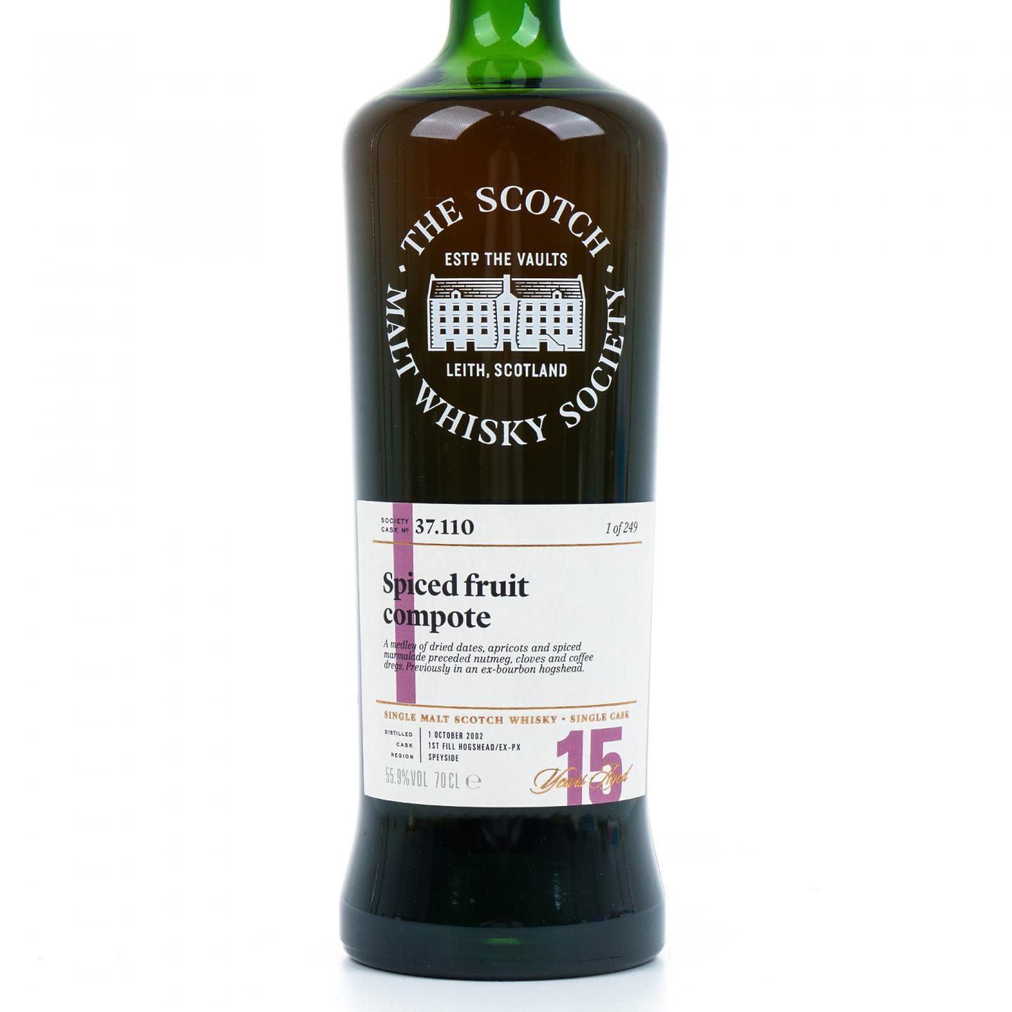 SMWS 37.110 克莱根摩 15年 2002
