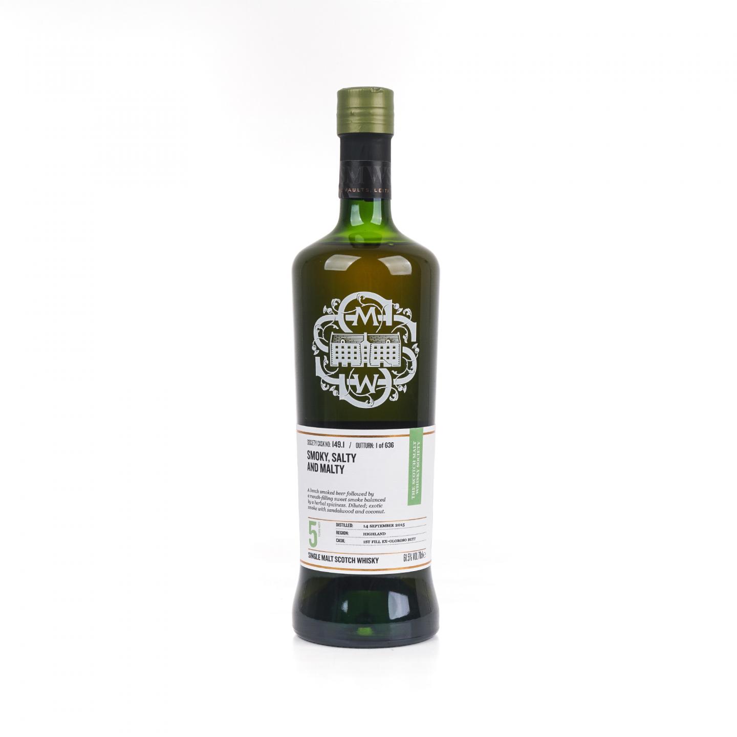 SMWS 149.1 艾德麦康 5年 2015 雪莉桶