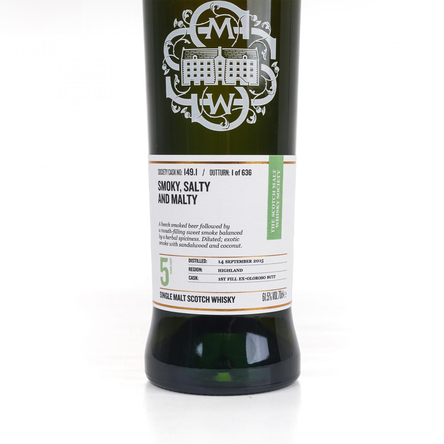 SMWS 149.1 艾德麦康 5年 2015 雪莉桶