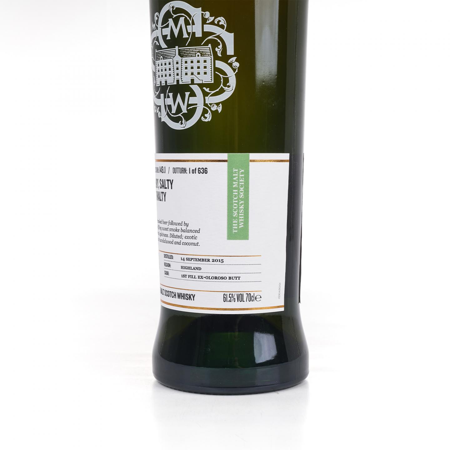 SMWS 149.1 艾德麦康 5年 2015 雪莉桶