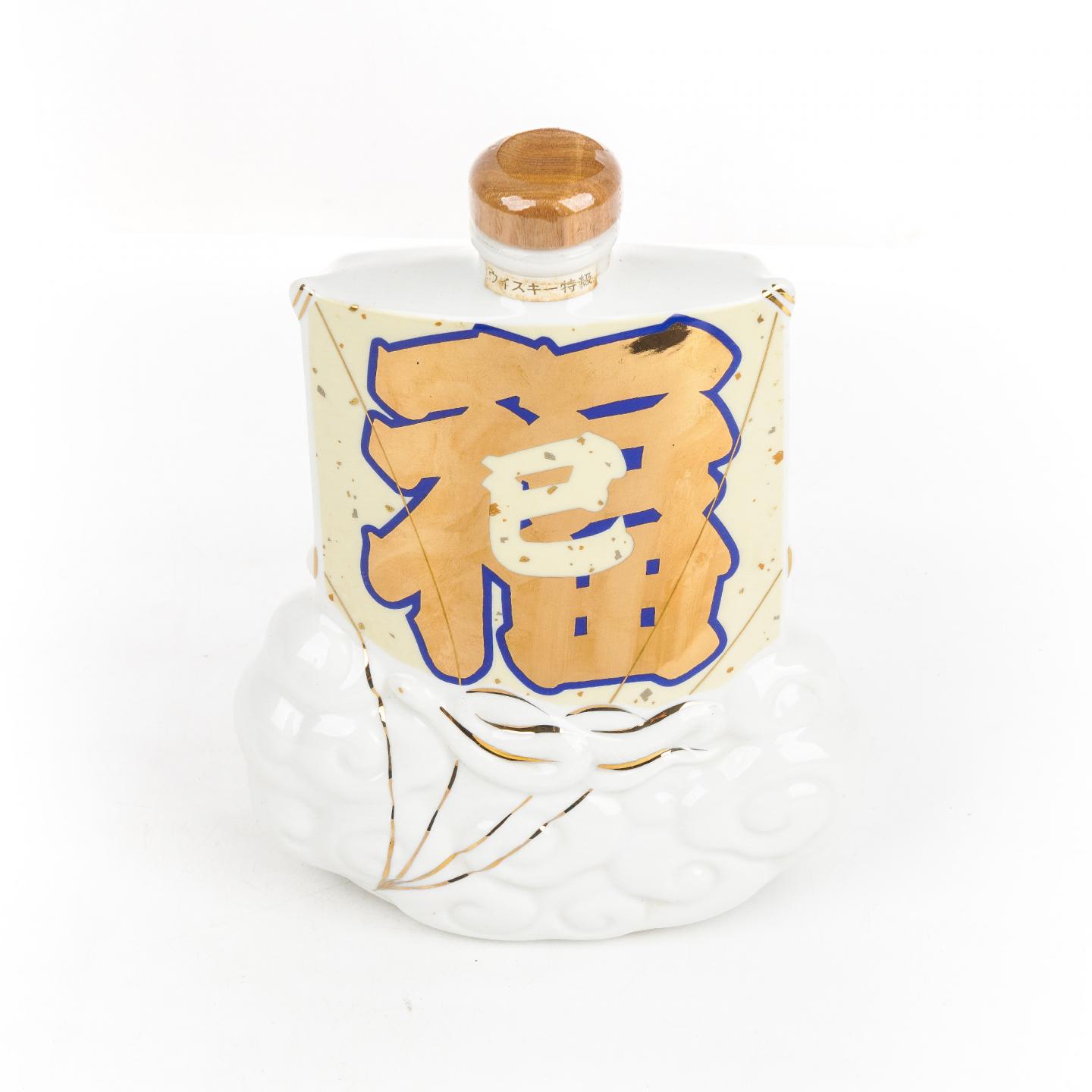 Nikka 1989 生肖蛇纪念 瑞云福巳凧 瓷瓶 600ml