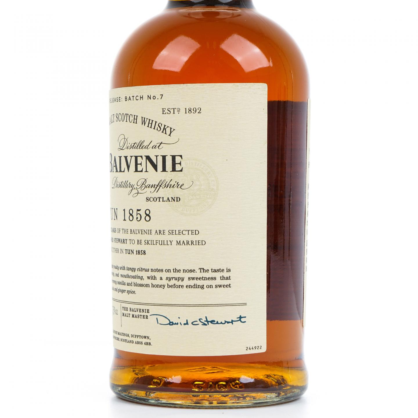 百富 Tun 1858 Batch No.7 行货