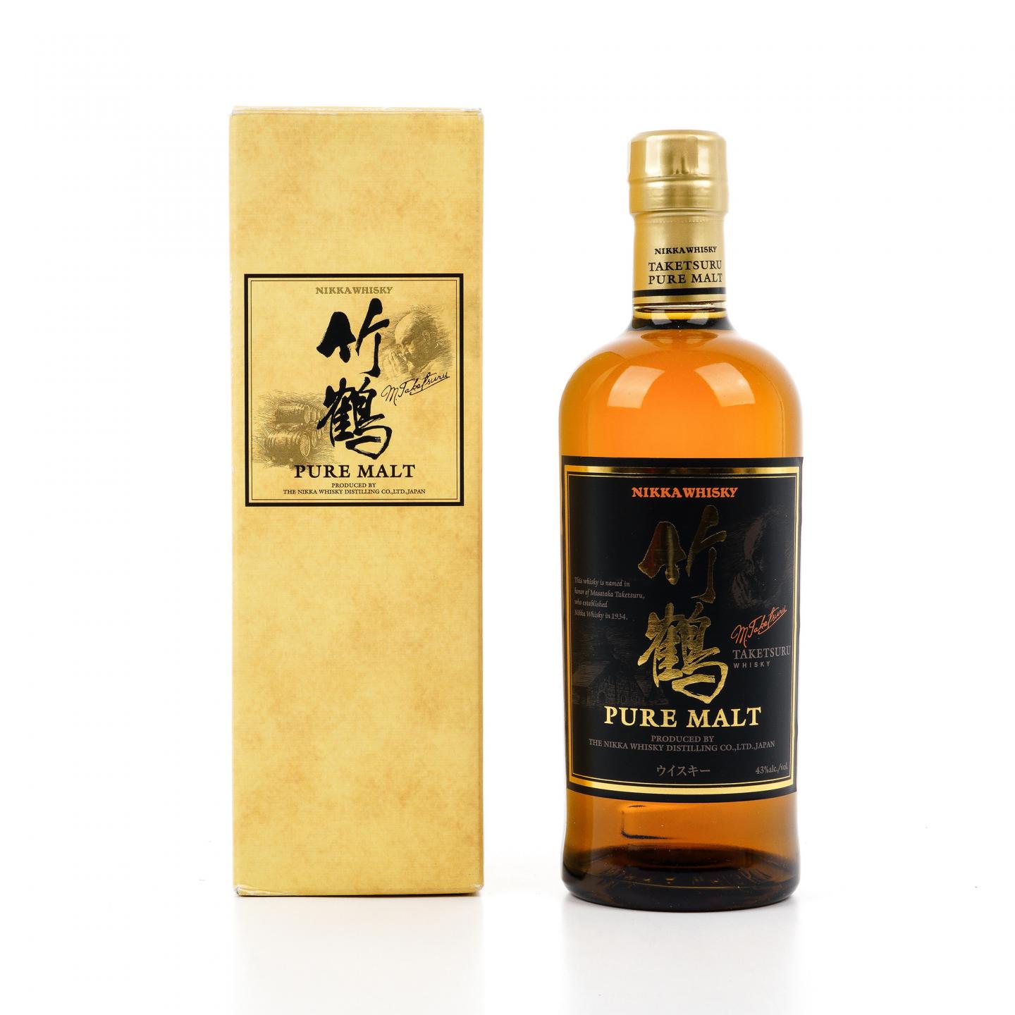 竹鹤 Pure Malt 旧版 黑标 700ml