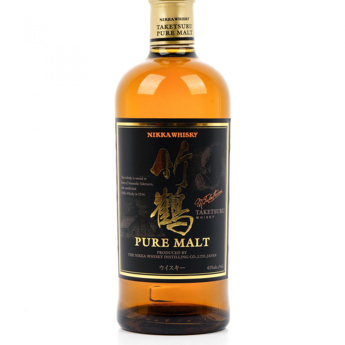 竹鹤 Pure Malt 旧版 黑标 700ml