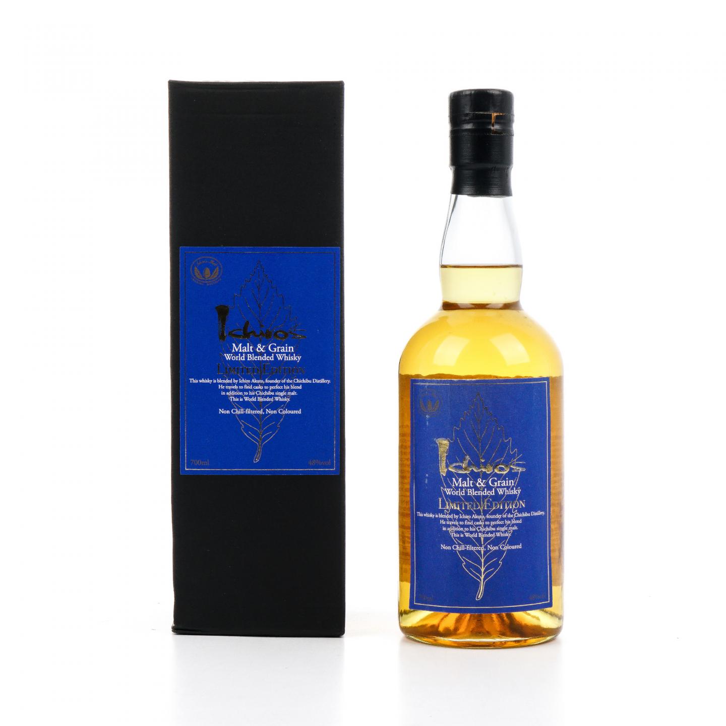 秩父 Ichiro's Malt & Grain 蓝叶 世界调和 48%Vol.