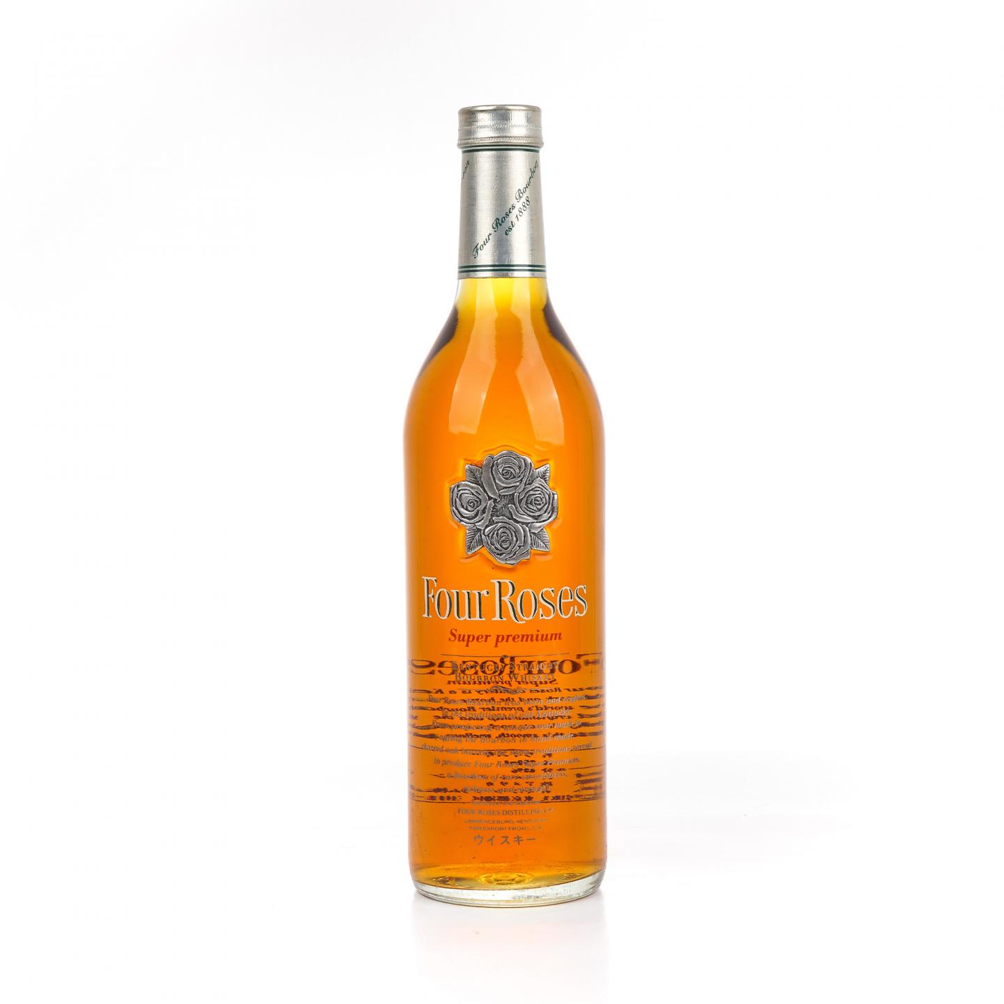 四玫瑰 super premium 美国波本威士忌 750ml