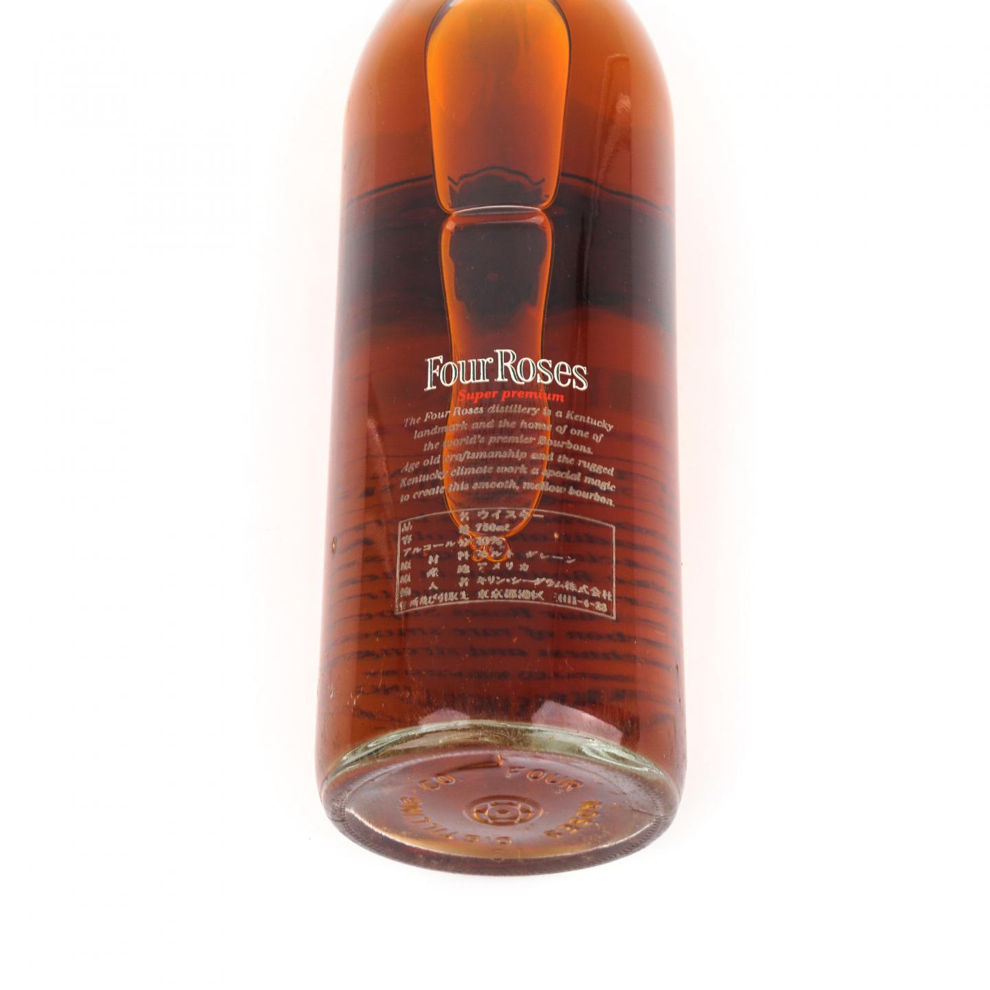 四玫瑰 super premium 美国波本威士忌 750ml