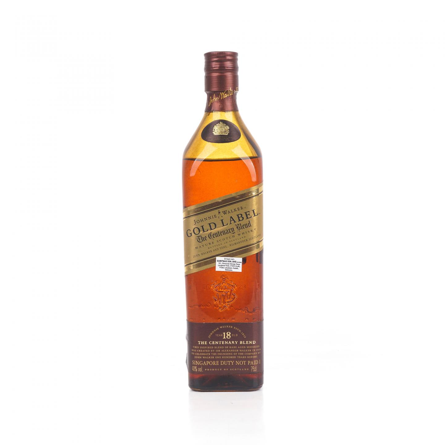 尊尼获加 18年 Gold Label 750ml