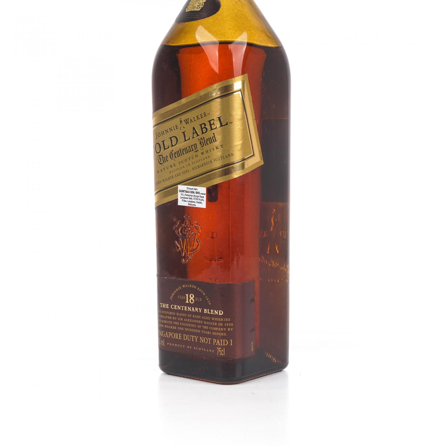 尊尼获加 18年 Gold Label 750ml