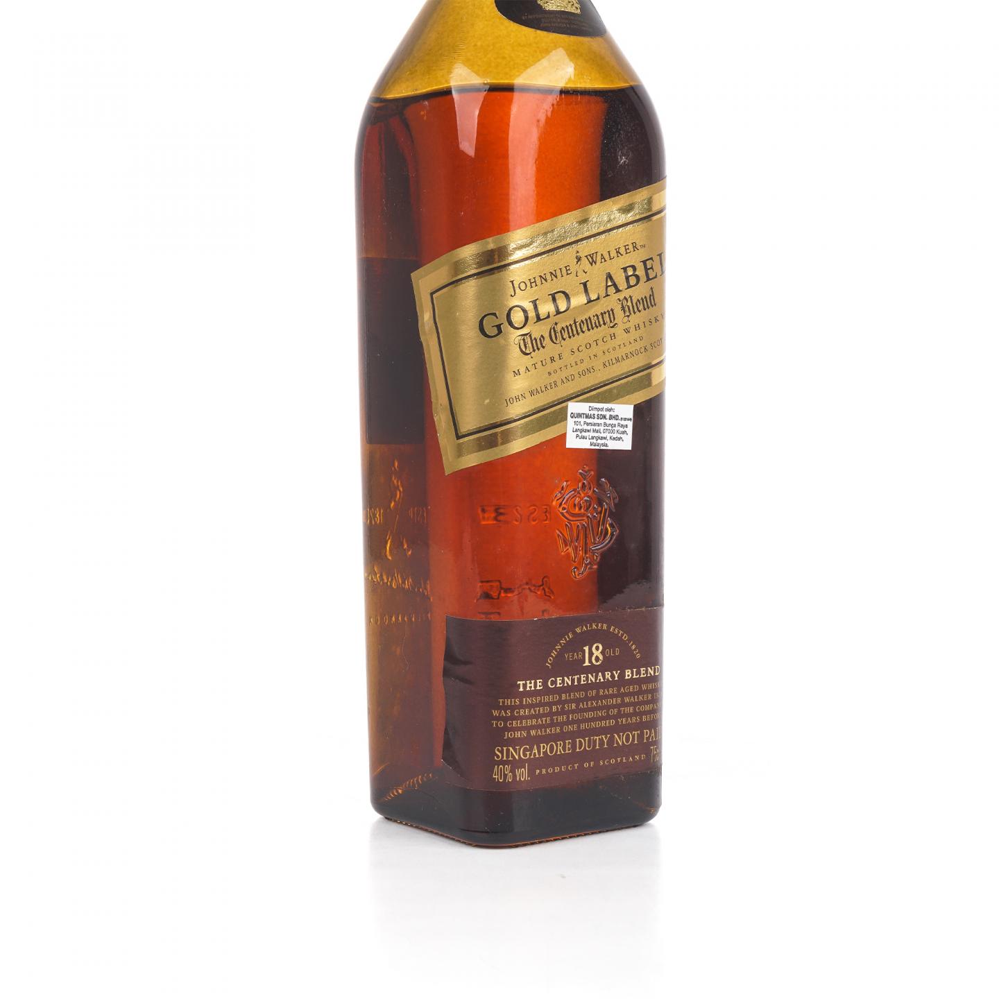 尊尼获加 18年 Gold Label 750ml