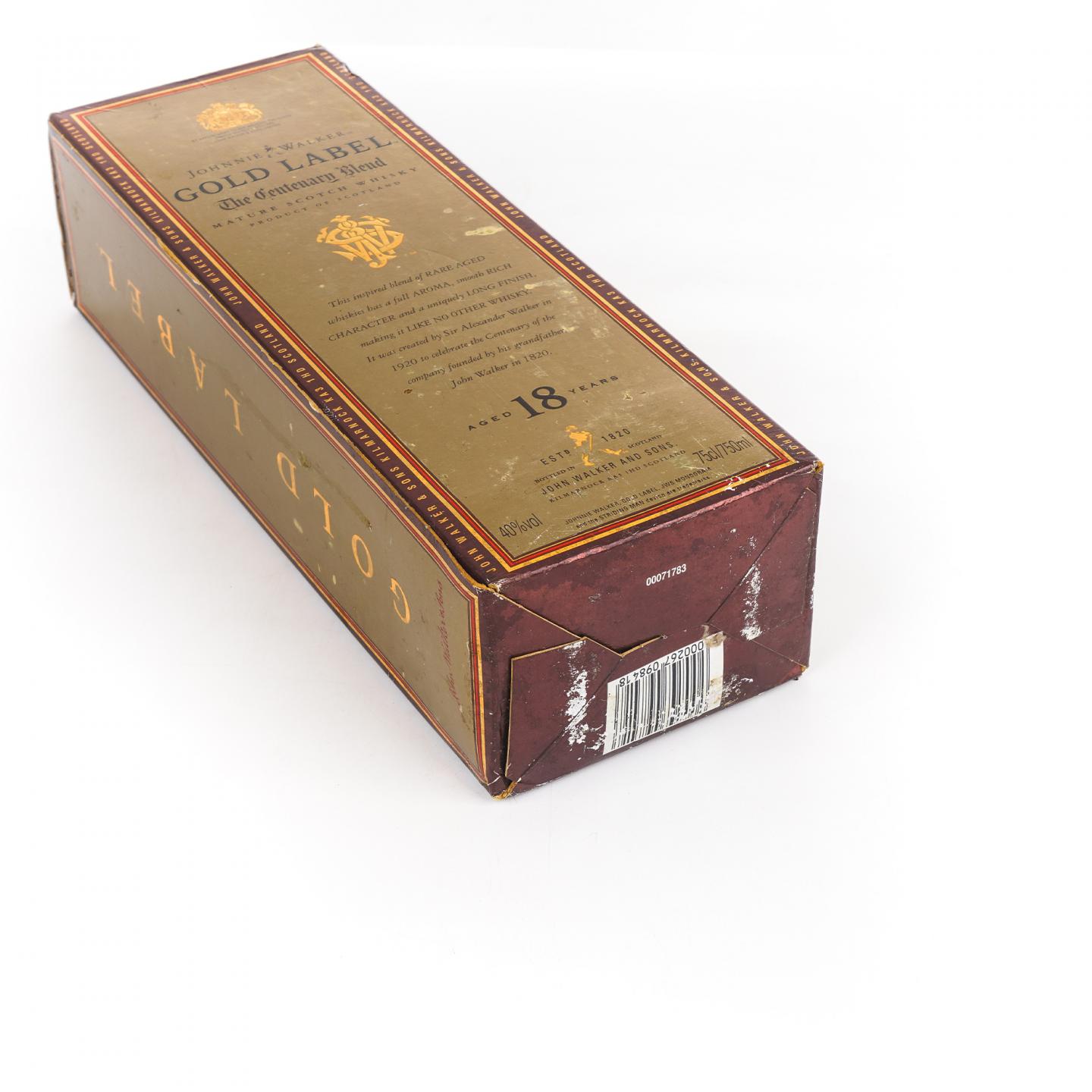 尊尼获加 18年 Gold Label 750ml