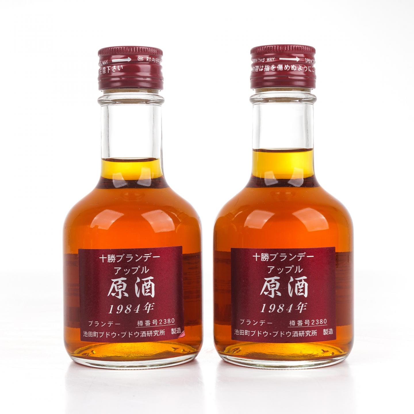 【中样】十胜酒造 白兰地原酒 1982/1983/1984 180ml*5瓶组