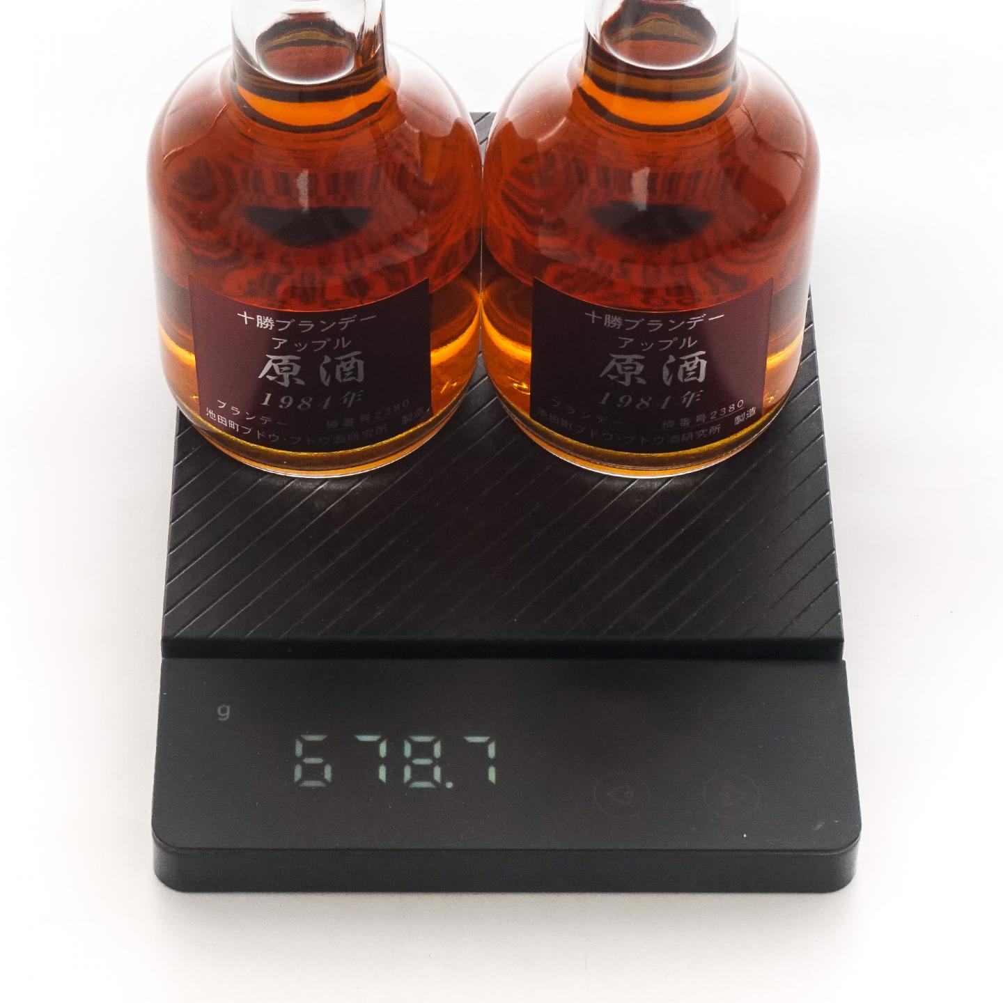 【中样】十胜酒造 白兰地原酒 1982/1983/1984 180ml*5瓶组