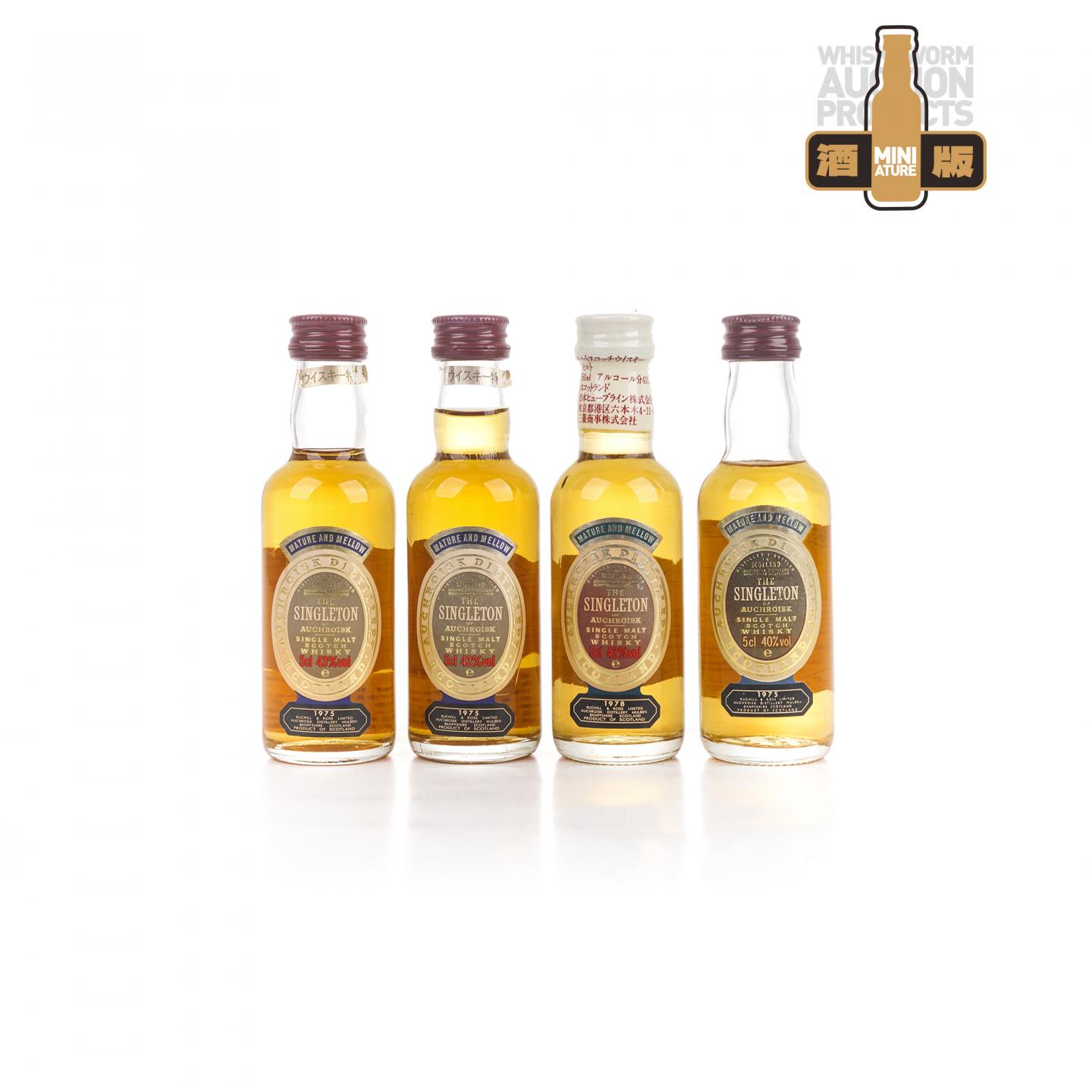 【酒版】奥克罗斯克 1975/1978 Singleton 50ml*4瓶组