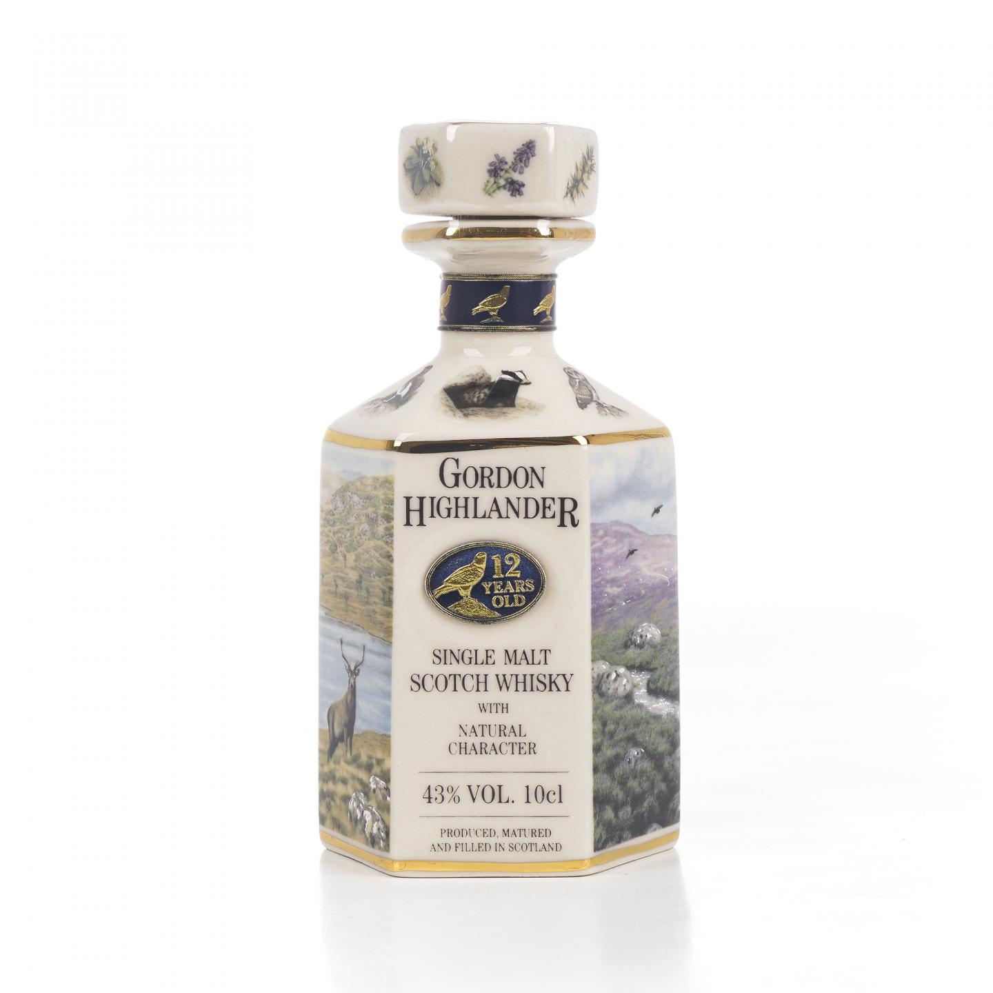 【酒版】Gordon Highlander 汤马丁 12年 陶瓷瓶 100ML