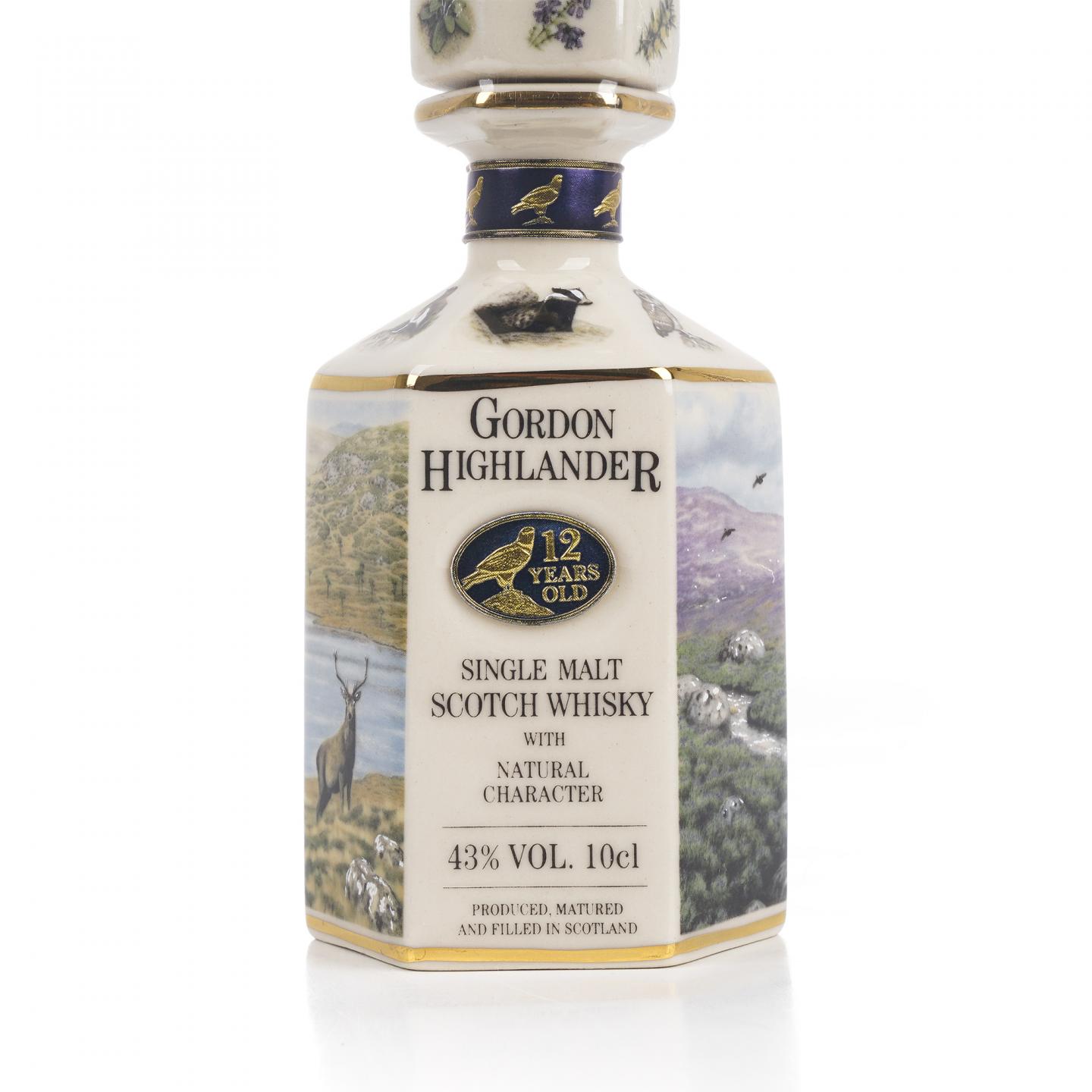 【酒版】Gordon Highlander 汤马丁 12年 陶瓷瓶 100ML