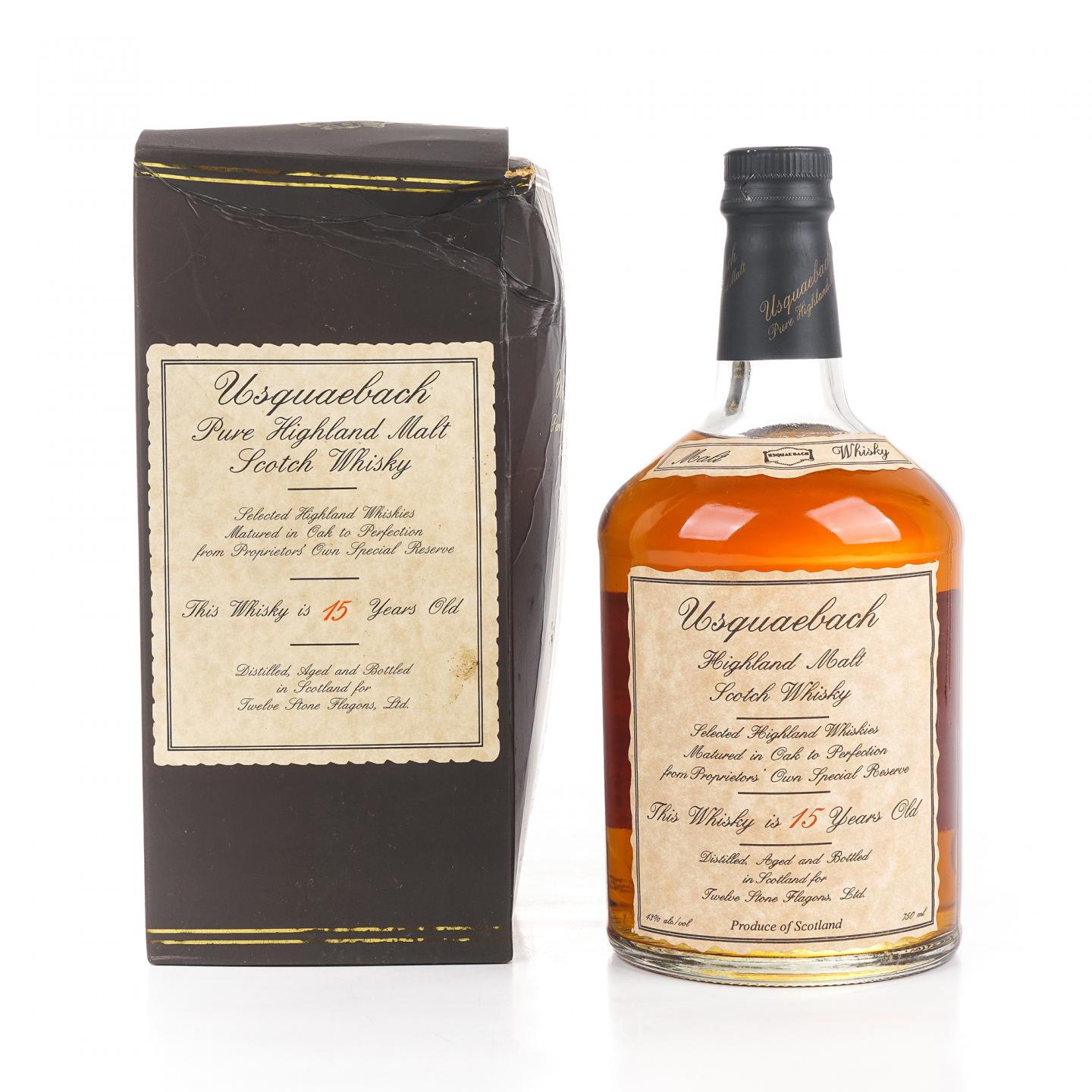 Usquaebach 15年 高地纯麦芽苏格兰威士忌 750ml