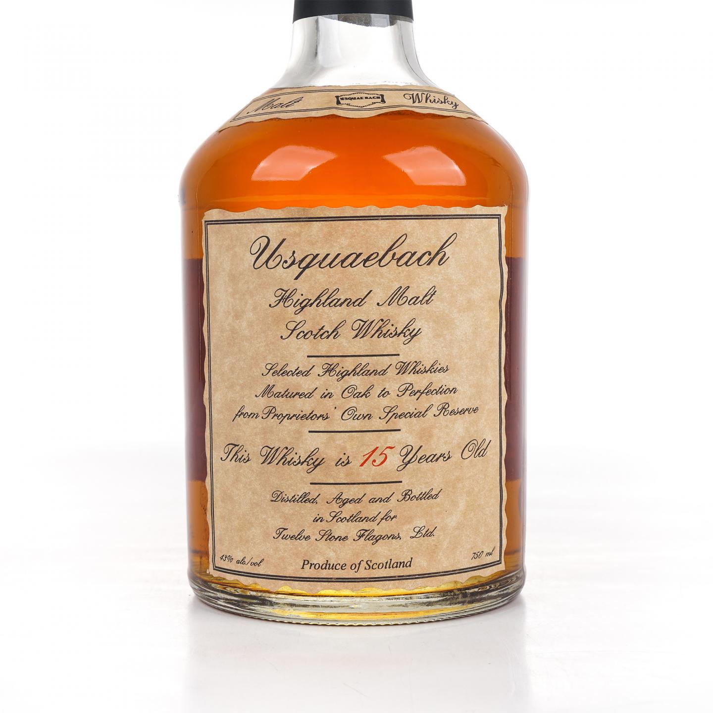 Usquaebach 15年 高地纯麦芽苏格兰威士忌 750ml