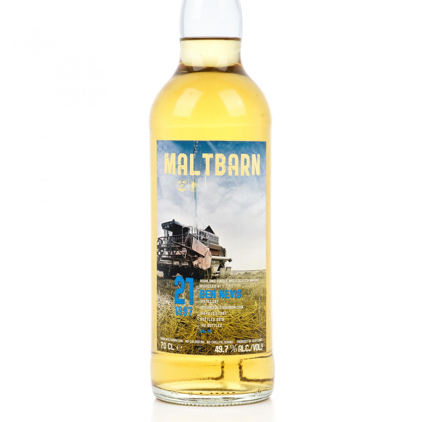 本尼维斯 21年 1997-2018 单桶 Maltbarn