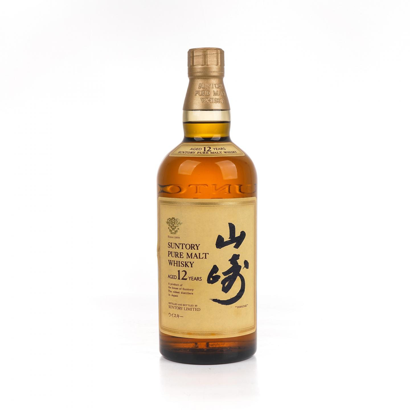 山崎 12年 纯麦 金花标 750ml