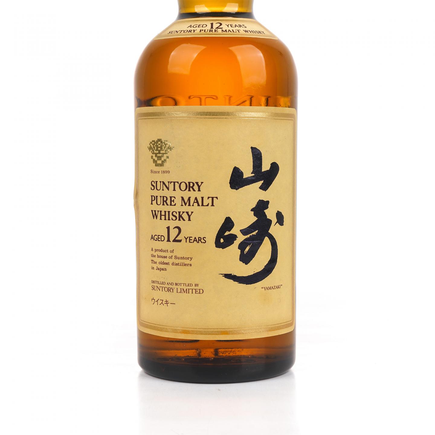 山崎 12年 纯麦 金花标 750ml