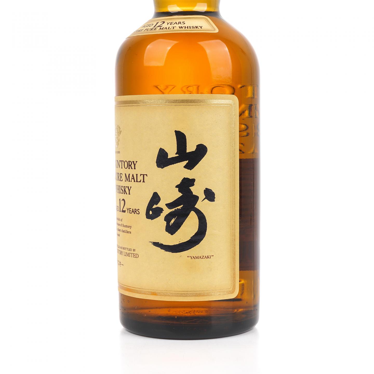 山崎 12年 纯麦 金花标 750ml