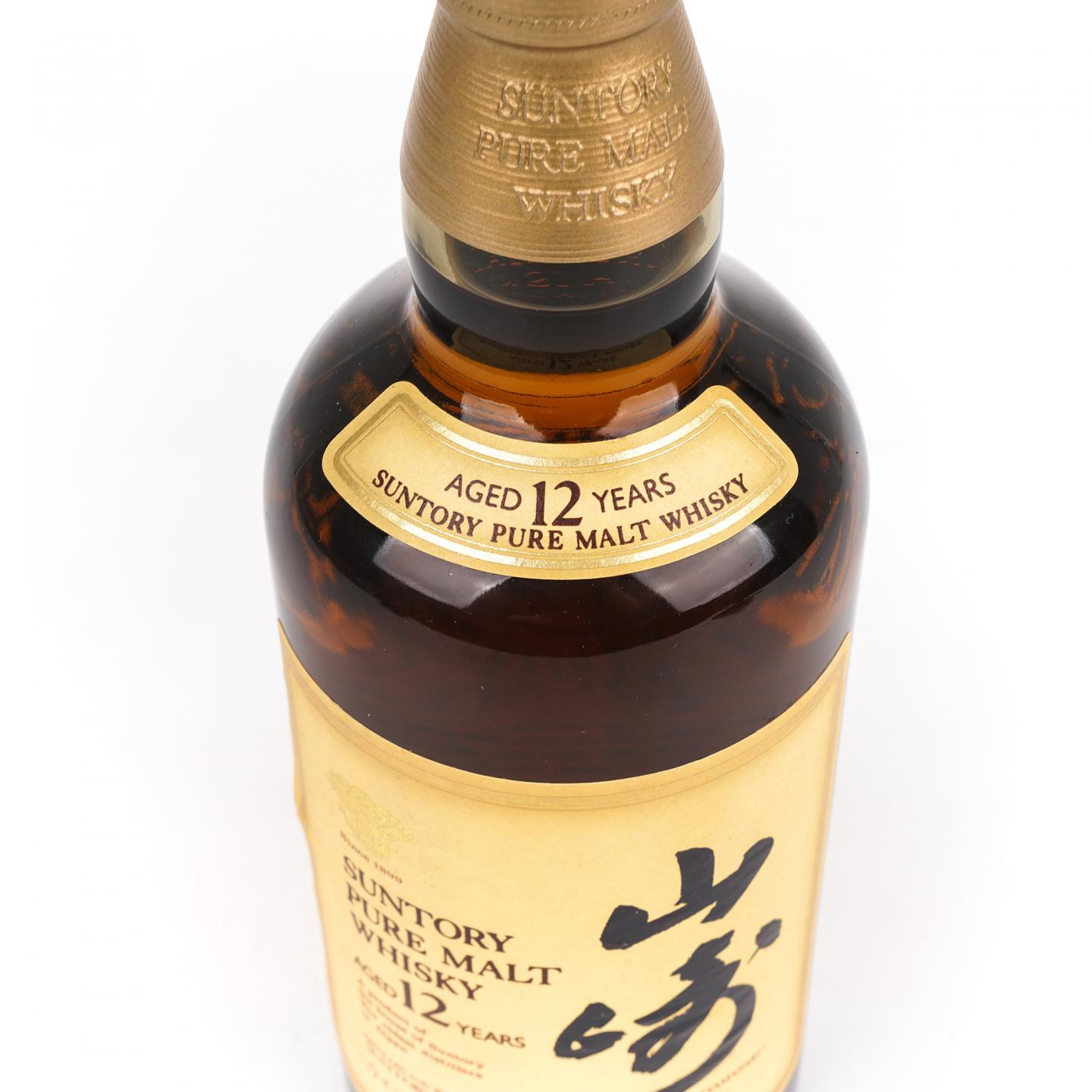 山崎 12年 纯麦 金花标 750ml