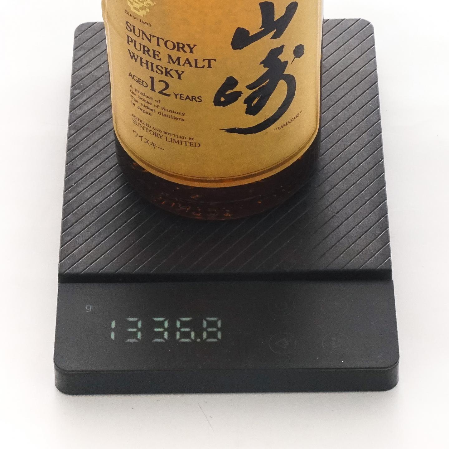 山崎 12年 纯麦 金花标 750ml