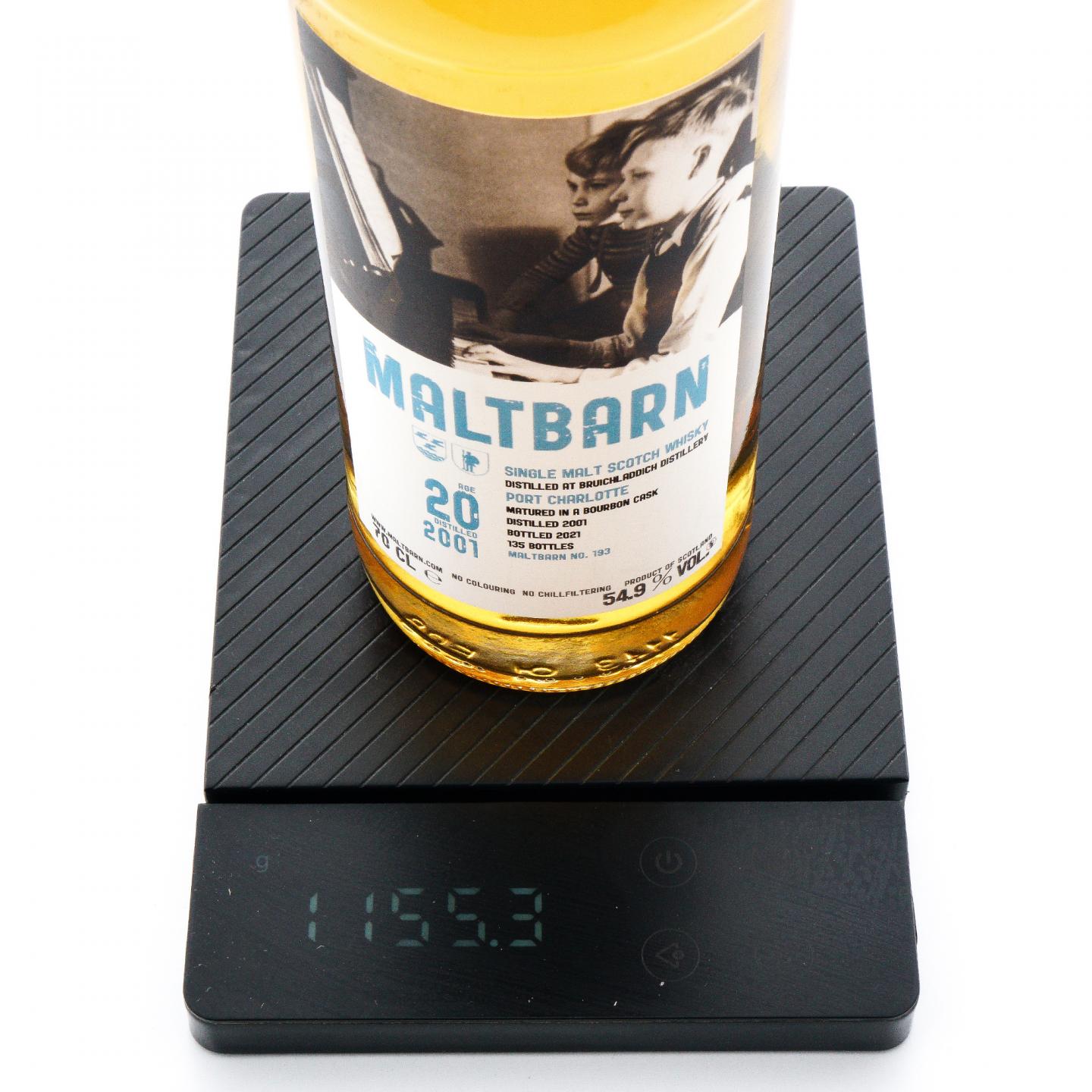 波夏 20年 2001-2021 单桶 布赫拉迪 Maltbarn