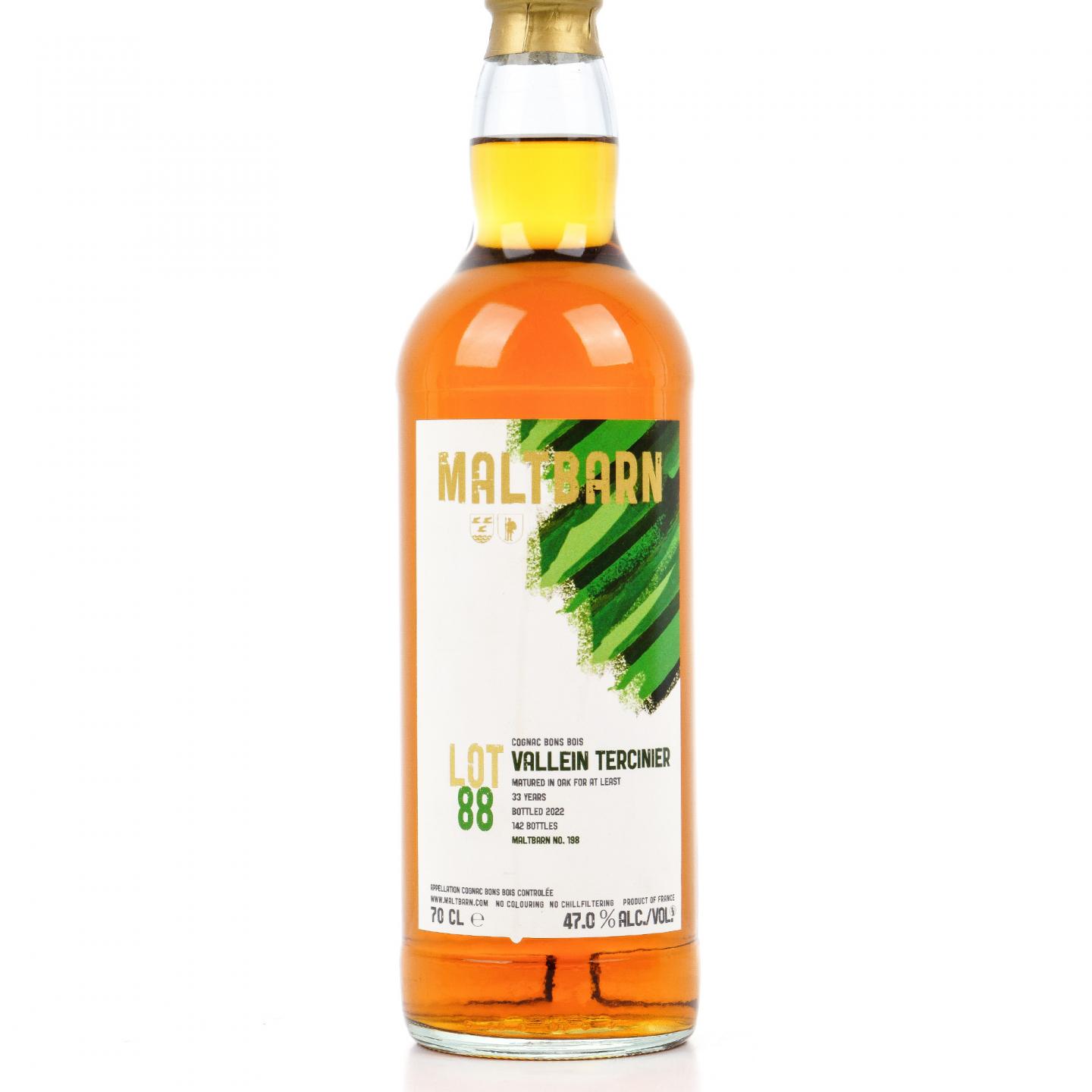 Vallein Tercinier 33 年 Maltbarn Lot88 干邑