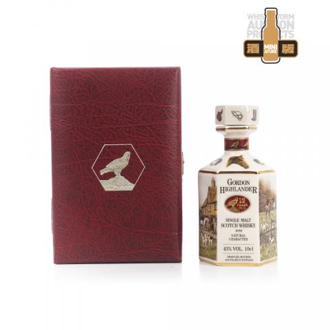 【酒版】Gordon Highlander 汤马丁 12年 陶瓷瓶 100ml