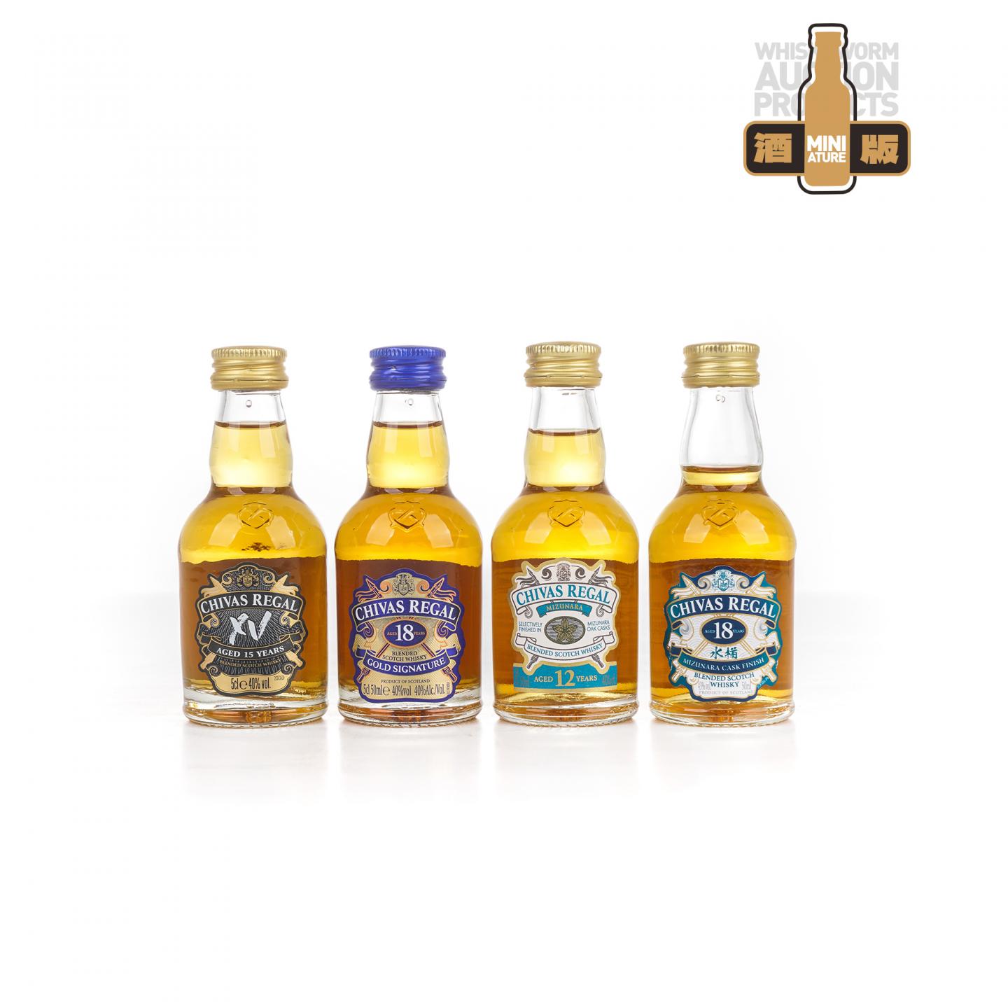 【酒版】芝华士 12/15/18年 50ml*4